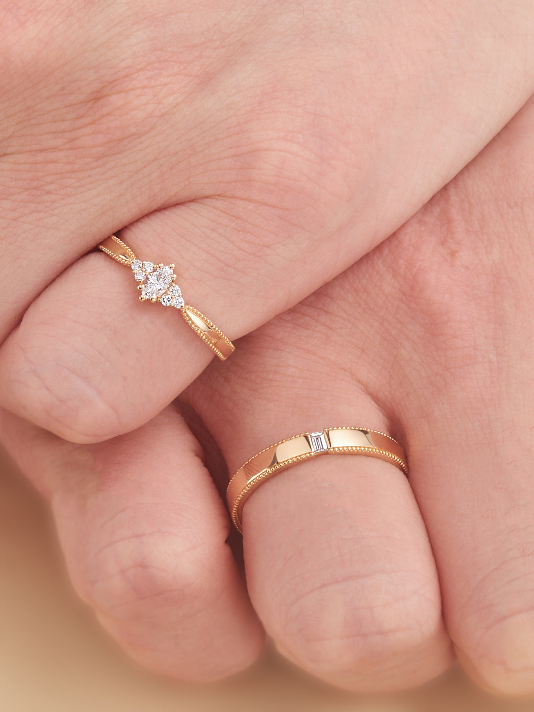 18K ring jewelry