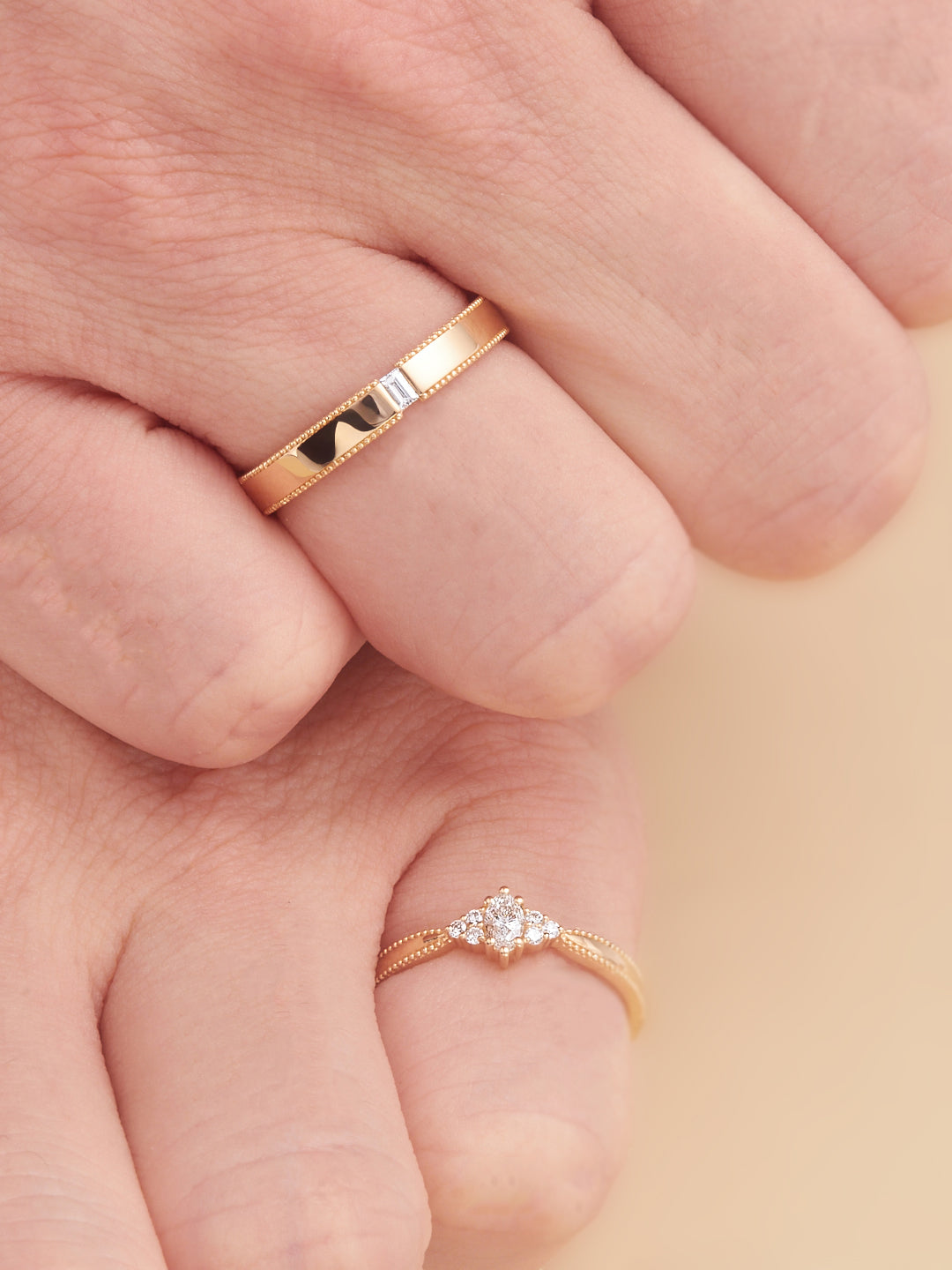 18K ring jewelry